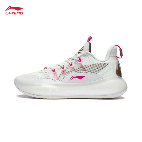 李宁篮球鞋_LI-NING 李宁驭帅14 䨻Low 奶油熔岩蛋糕男子篮球鞋ABAR123 