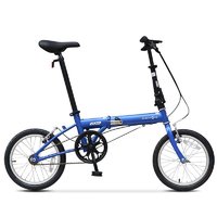 PLUS会员：DAHON 大行 YUKI 折叠自行车 KT610 消光蓝 16英寸 单速
