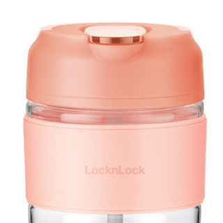 LOCK&LOCK 乐扣乐扣 LLG798ORG 玻璃杯 350ml 橙色