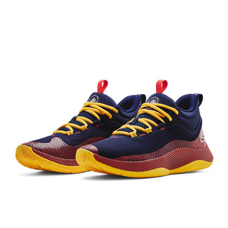 UNDER ARMOUR 安德玛 Curry Hovr Splash 男子篮球鞋 3024719-403 深蓝色 44