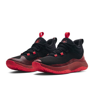 UNDER ARMOUR 安德玛 Curry Hovr Splash 男子篮球鞋 3024719-004 黑红色 42.5