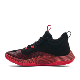 UNDER ARMOUR 安德玛 Curry Hovr Splash 男子篮球鞋 3024719-004 黑红色 42.5
