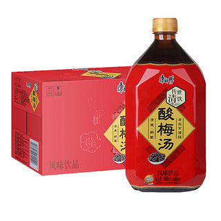 康师傅 传世清饮 酸梅汤 1L*12瓶