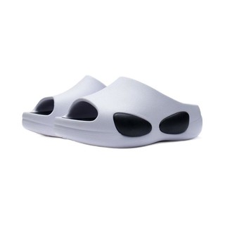 LI-NING 李宁 溯系列 中性拖鞋 AGAS028-1 标准白/黑色 41.5