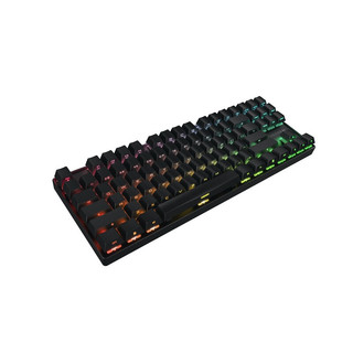 CHERRY 樱桃 MX8.2TKL 87键 2.4G蓝牙 多模机械键盘 黑色 茶轴 RGB