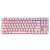 CHERRY 樱桃 MX8.2TKL 87键 2.4G蓝牙 多模机械键盘 粉色 黑轴 RGB