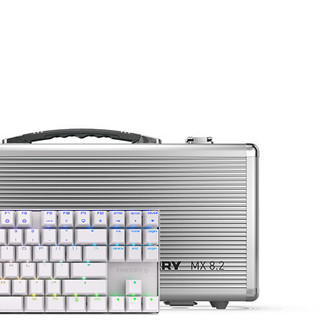 CHERRY 樱桃 MX8.2TKL 87键 2.4G蓝牙 多模机械键盘 白色 黑轴 RGB
