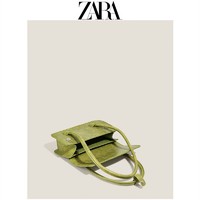 ZARA 2022女夏包包2022新款法式腋下包质感小众简约单肩手拎包 绿色