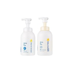 mama&kids 婴儿泡沫洁肤液 460ml+洗发液 370ml