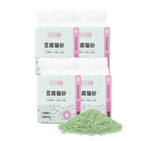 倍儿蜜 豆腐猫砂 2kg*4袋 绿茶味