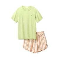 Bananain 蕉内 女士家居服套装 BH301S-YDT-2021 果冻绿+柔粉 M