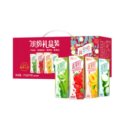 mengniu蒙牛真果粒牛奶饮品草莓芦荟椰果桃果粒250g24盒