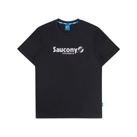 saucony 索康尼 START/乐趣跑系列 男子运动T恤 379929100108 黑色 XXL