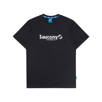 saucony 索康尼 START/乐趣跑系列 男子运动T恤 379929100108 黑色 XXXL
