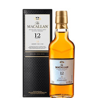 MACALLAN 麦卡伦 12年 雪莉桶 单一麦芽 苏格兰威士忌 40%vol 50ml