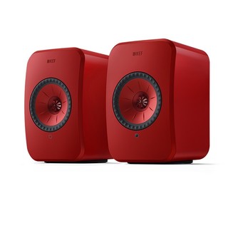KEF LSX II 2.0声道 室内 蓝牙音箱 红色