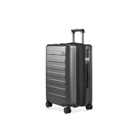 NINETYGO 90分 扩容行李箱旅行拉杆箱20英寸男女大容量皮箱PC耐磨登机箱钛金灰
