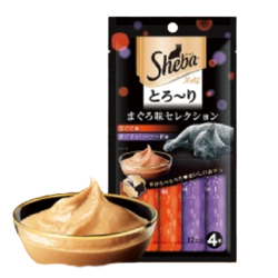 Sheba 希宝 猫零食猫条 吞拿鱼+海鲜 12g*4条软包