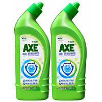 88VIP：AXE 斧头 牌强力去污洁厕液500g*2气味清新挂壁均匀99.9%除菌* 1件装