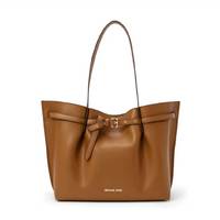 MICHAEL KORS 迈克·科尔斯 Emilia系列 女士牛皮单肩包 35H0GU5T9T 棕色 大号