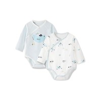 PLUS会员：gb 好孩子 婴儿长袖连身衣 2件装