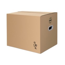 清野の木 搬家纸箱 60*40*50cm十只有扣手 收纳箱整理箱装书纸箱打包箱子