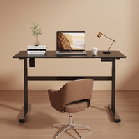 Brateck 北弧 K1-BS 电动升降桌 曜岩黑 140cm 极速版