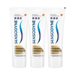 SENSODYNE 舒适达 基础护理系列 多效护理牙膏 70g*3