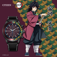 CITIZEN 西铁城 x 鬼灭之刃 富冈义勇款 男士光动能表 CA7085-10Z