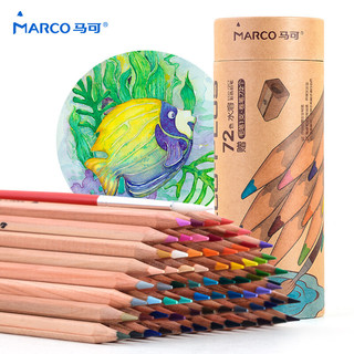 MARCO 马可 原木系列 6120-72CT 水溶性彩色铅笔 72色