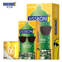 PLUS会员：jissbon 杰士邦 玻尿酸安全套 动感大颗粒 18只