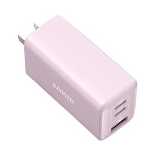 Anker 安克 A2332 手机充电器 双Type-C/USB-A 65W 粉色
