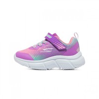 SKECHERS 斯凯奇 SKECHERS GIRLS系列 302430N-PRMT 女童休闲运动鞋 紫色/多彩色 26码