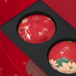 taetea大益普洱茶礼盒714g和悦生茶357g和雅熟茶357g