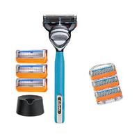 Gillette 吉列 鋒隱5手動剃須刀 青春版 1刀架+4刀頭+瀝水底座