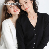 PLUS会员：La Chapelle 女士针织衫 GT-4F409C1-7099Z