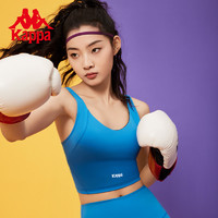 Kappa 卡帕 运动内衣2022新款女健身训练文胸bar瑜伽背心KTDDCXY01