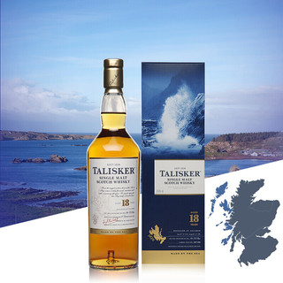 TALISKER 泰斯卡 18年 单一麦芽 苏格兰威士忌 45.8%vol 700ml 礼盒装