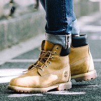 Timberland 男/女款高帮大黄靴 10061