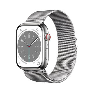 Apple 苹果 Watch Series 8 智能手表 GPS+蜂窝网络款 不锈钢表壳（GPS、血氧、ECG）