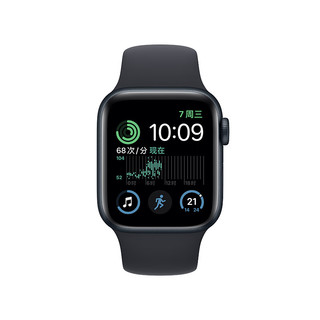 Apple 苹果 Watch SE 2022款 智能手表 40mm GPS+蜂窝网络款 午夜色不锈钢表壳 午夜色运动型表带