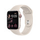 Apple 苹果 Watch SE 2022款 智能手表 44mm GPS+蜂窝网络款 星光色不锈钢表壳 星光色运动型表带