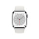  Apple 苹果 Watch Series 8 智能手表 41mm 银色铝金属表壳　