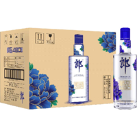 LANGJIU 郎酒 顺品郎蓝顺 浓酱兼香型白酒 45度480ml*12瓶 整箱装