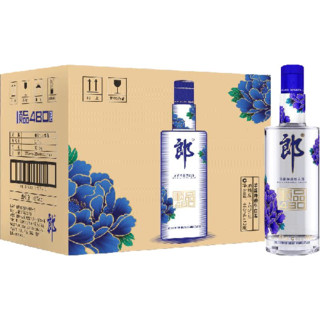 LANGJIU 郎酒 顺品郎 浓酱兼香型白酒 45度 480mL 12瓶 蓝顺整箱装