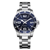 88VIP：LONGINES 浪琴 运动康卡斯潜水系列 男士自动上链腕表 L3.841.4.96.6