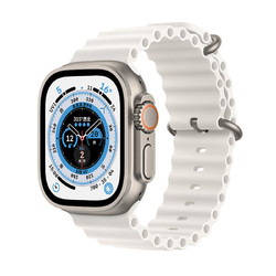 Apple 苹果 Watch Ultra 智能手表 49mm GPS+蜂窝网络款 钛金属原色表壳（GPS、血氧、ECG）