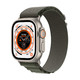  百亿补贴：Apple 苹果 Watch Ultra 智能手表 49mm GPS+蜂窝网络款 钛金属原色表壳 绿色高山回环式表带 中号（GPS、血氧、ECG）　