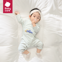 babycare 埃及棉婴儿连体衣四季纯棉哈衣宝宝爬服和尚服新生儿衣服