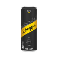 Schweppes 怡泉 Coca-Cola可口可乐  怡泉无糖零卡苏打水 原味330ml*24罐  拍2件